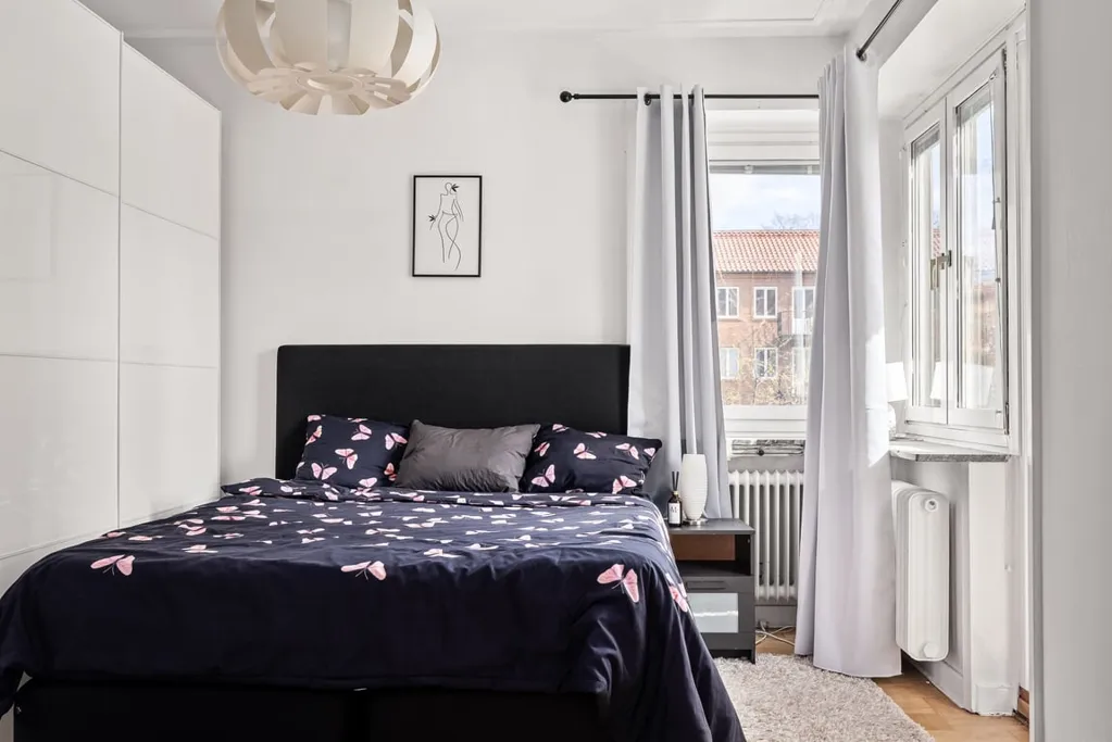 Chambres - Funkis Flat with South-Facing Balcony in Stockholm