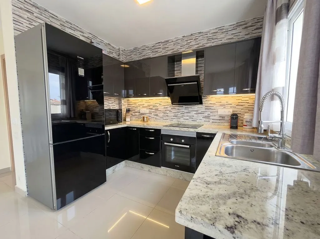 Kitchen - Villa with Ocean View in Torviscas Alto