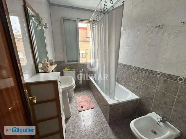 Bathrooms - Three-Bedroom Flat with Balcony in Latina