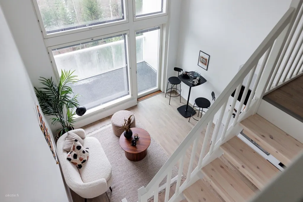 Wohnzimmer - Modern Flat with Terrace in Lamminrahka, Kangasala