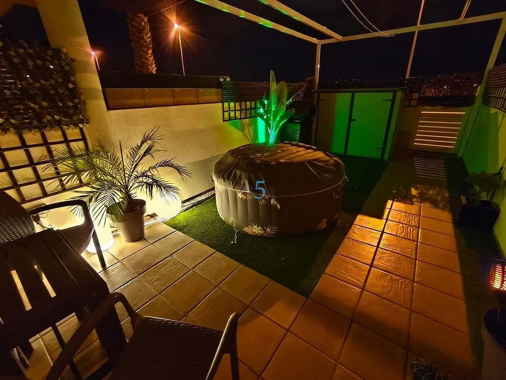 Terrasse - Semi-detached House with Pool in Lomas de Cabo Roig