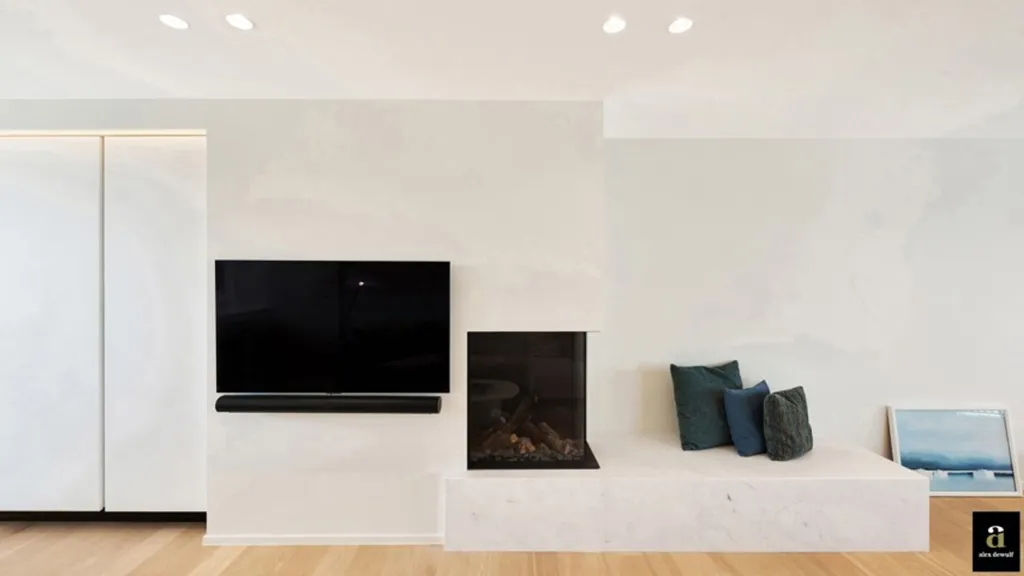 Séjour - Penthouse Ensoleillé avec Terrasses à Knokke