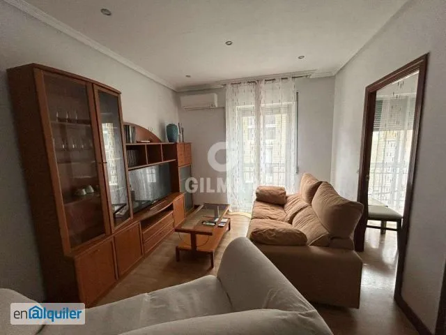Living Room - Three-Bedroom Flat with Balcony in Latina