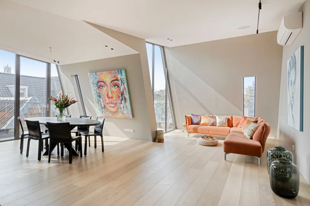 Living Room - Monumental Penthouse with Dachterras in ’s-Hertogenbosch
