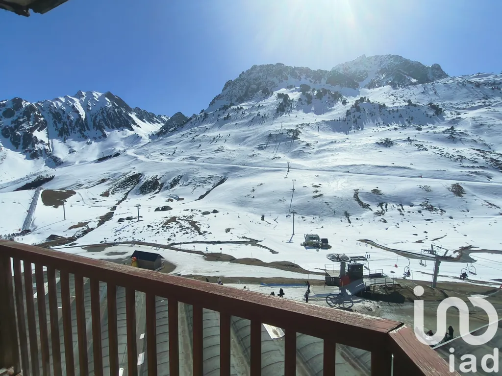 Balcony - Studio with Mountain View in Hautes-Pyrénées