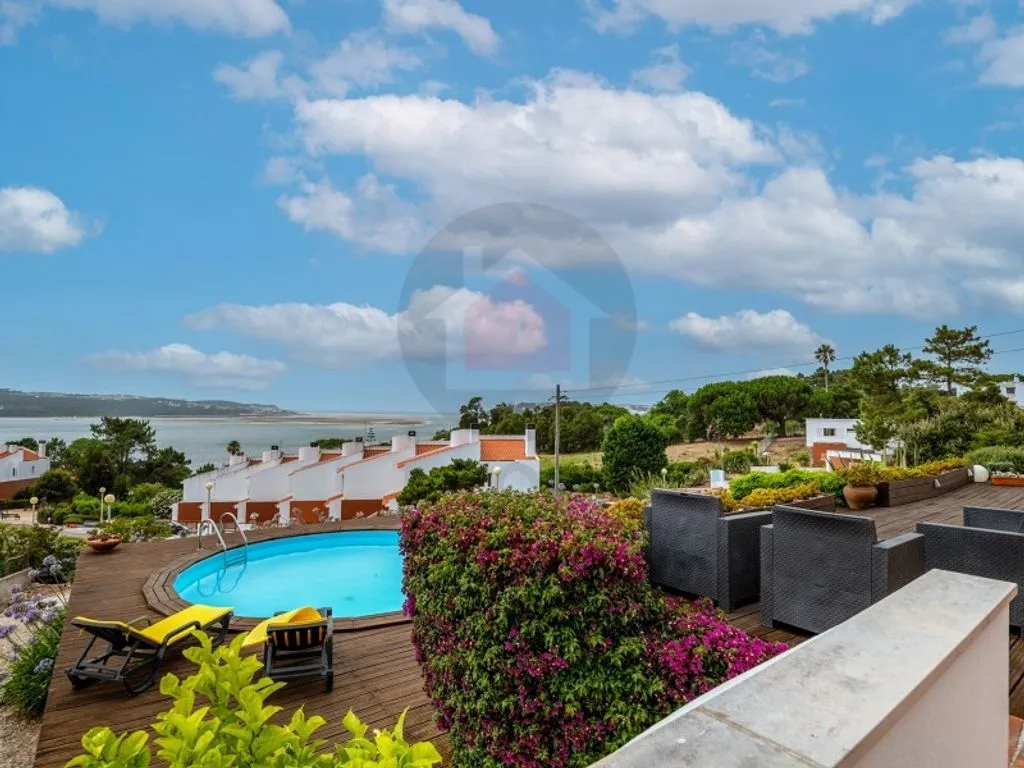 Õhuvaade - Detached House with Pool and Lagoon Views in Caldas da Rainha