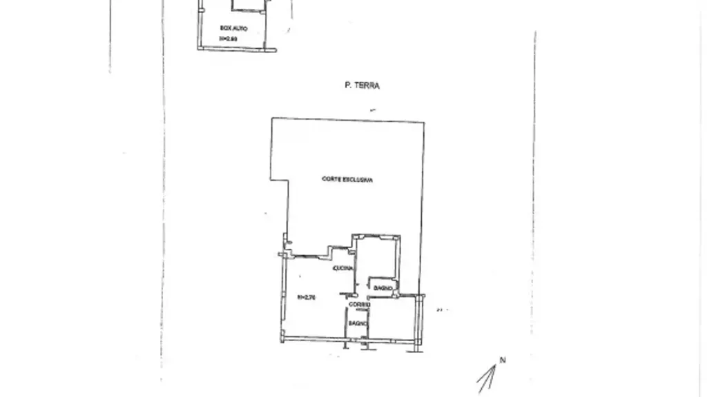 Planimetria - Ample Trilocale with Garden in Ceccano