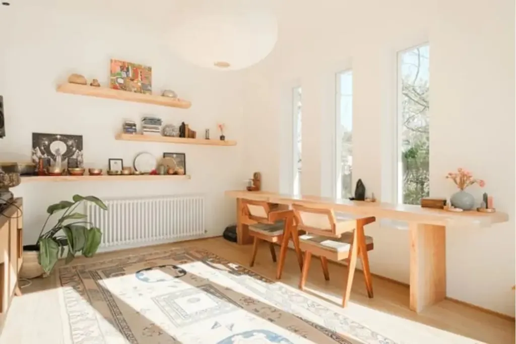 Salle à manger - Villa Rénovée avec Terrasse à Uccle
