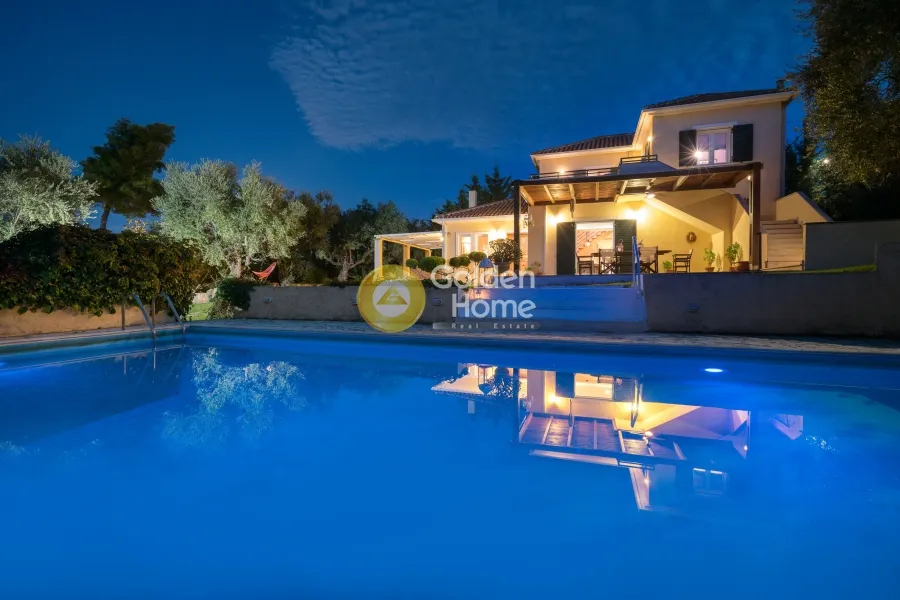 Piscine - Villa with Sea View in Arkadi - Tragaki