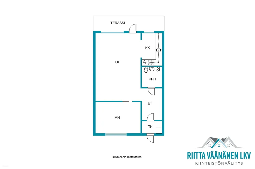 Plaan - Terrace Flat with Garden in Sammatti