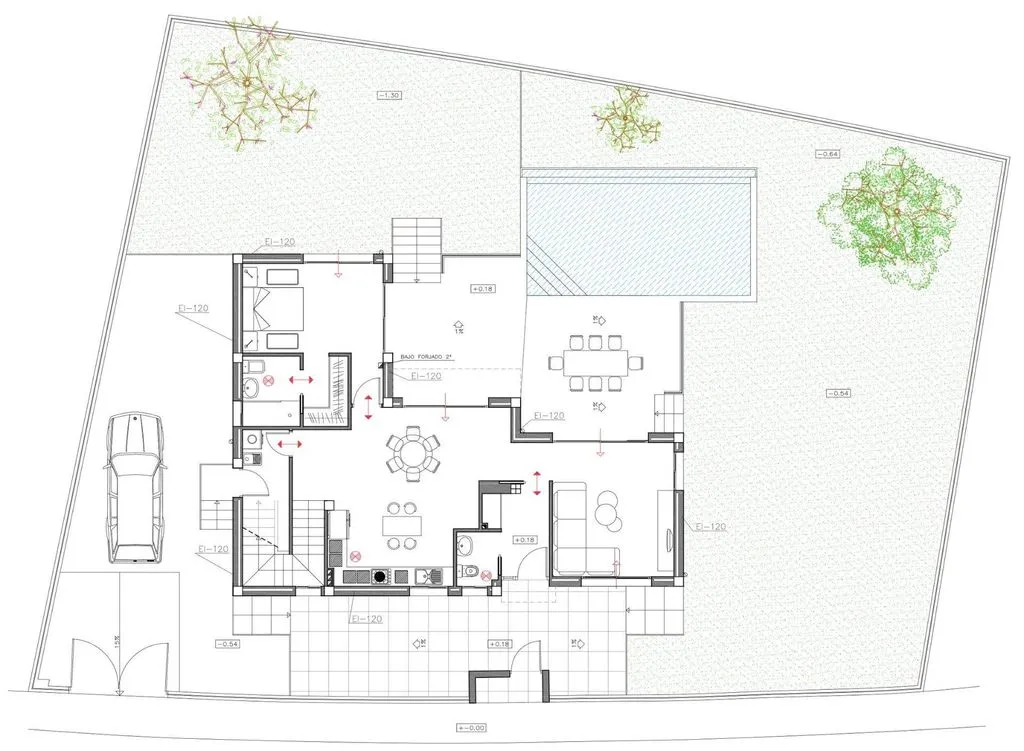 Plan - Contemporary Villa with Open Views in San Miguel