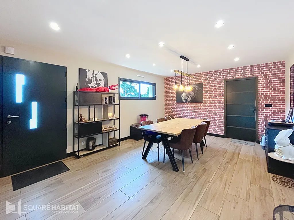 Salle à manger - Maison Contemporaine avec Jardin à Plélo
