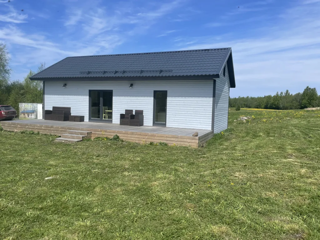 Exterior - Modern Cabin with Terraces near Peraküla