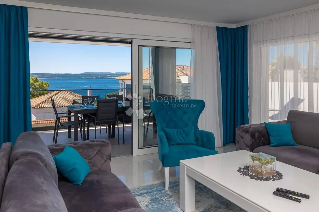 Living Room - Designer Apartment with Sea View in Crikvenica