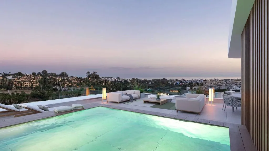Pool - Luxury Villa with Sea View in Marbella