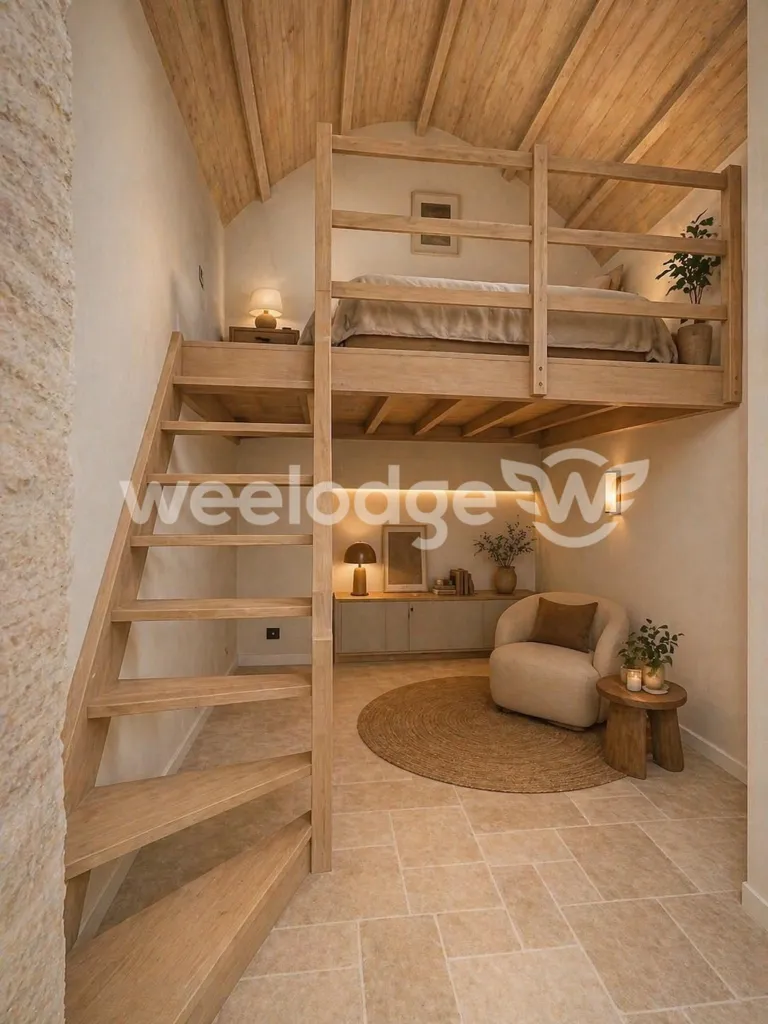 Camere da letto - 2-Piece Flat with Loft Potential in Pontoise