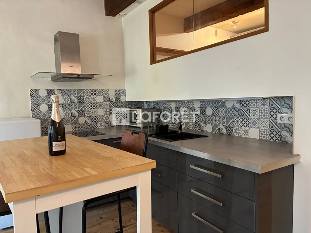 Kitchen - Meubled 1-Bedroom Apartment in Rumilly Centre