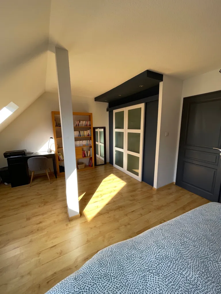 Chambres - Maison Accolée avec Terrasse à Dingsheim