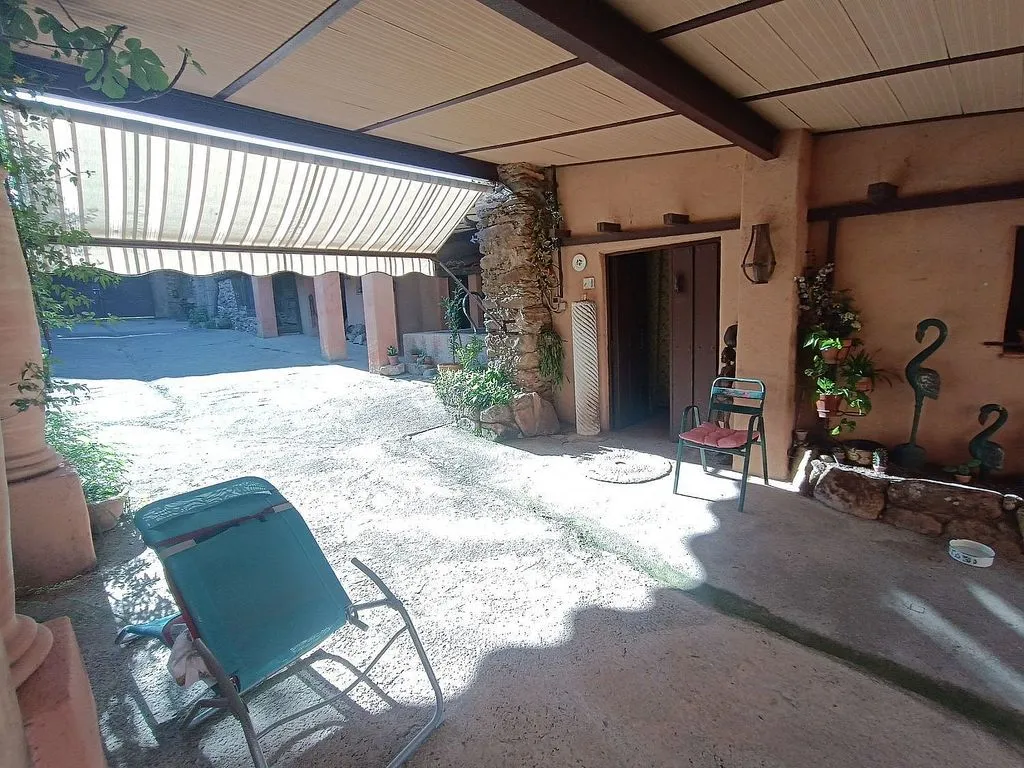 Terraza - Historic Chalet with Piscina in Sierra De Gata