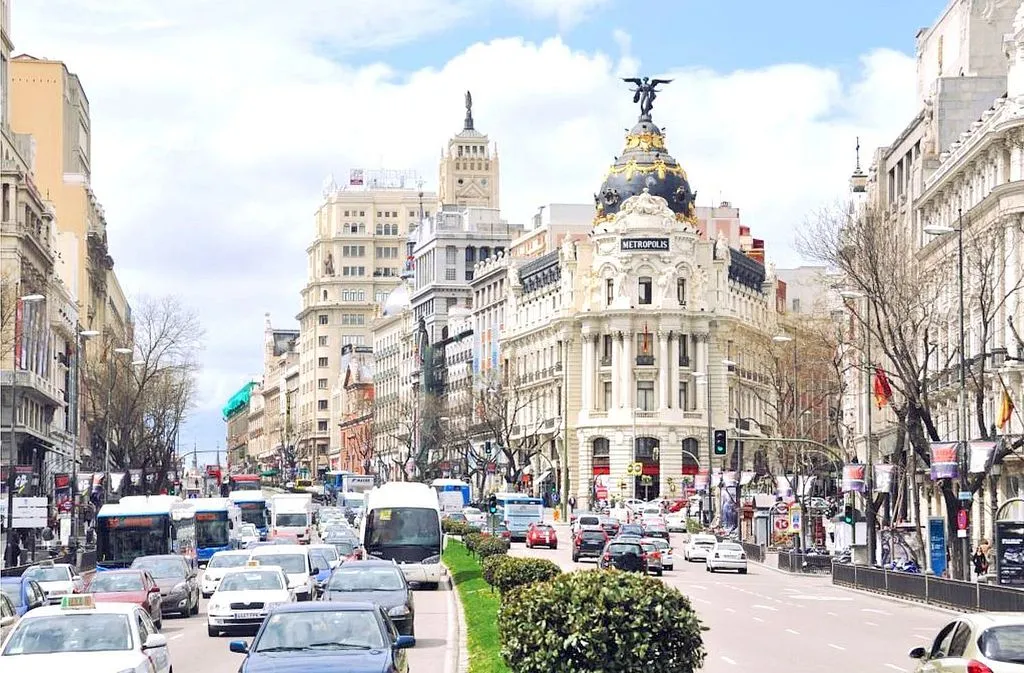 Extérieur - Furnished Flat with Balcony in Gran Vía