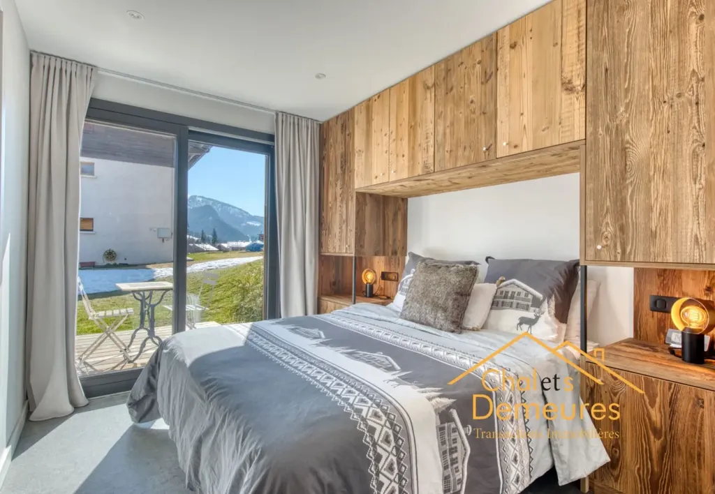 Chambres - Chalet Neuf avec Vue Panoramique à Megève