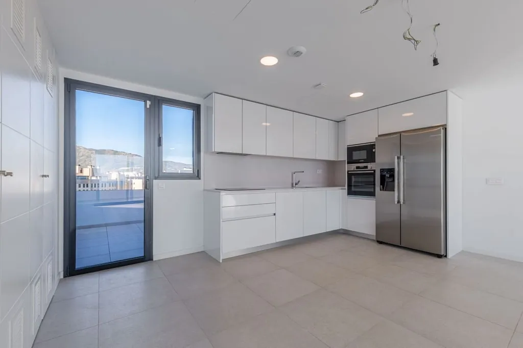 Köök - Beachfront Penthouse with Sea Views in Torremolinos