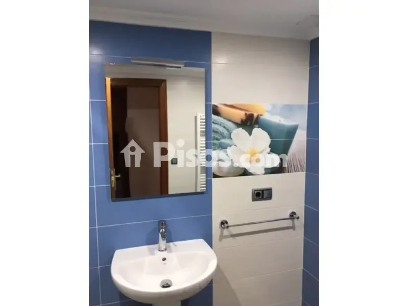 Salles de bain - Furnished Flat with Balcony in San Bernardo