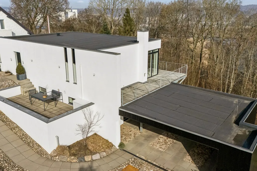 Vue aérienne - Architect-Designed Villa in Vejle