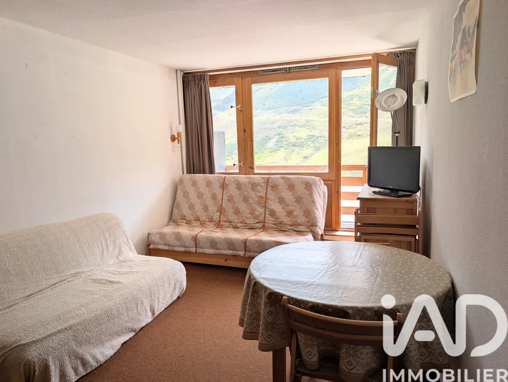 Living Room - Studio with Balcony at Mongie-Tourmalet