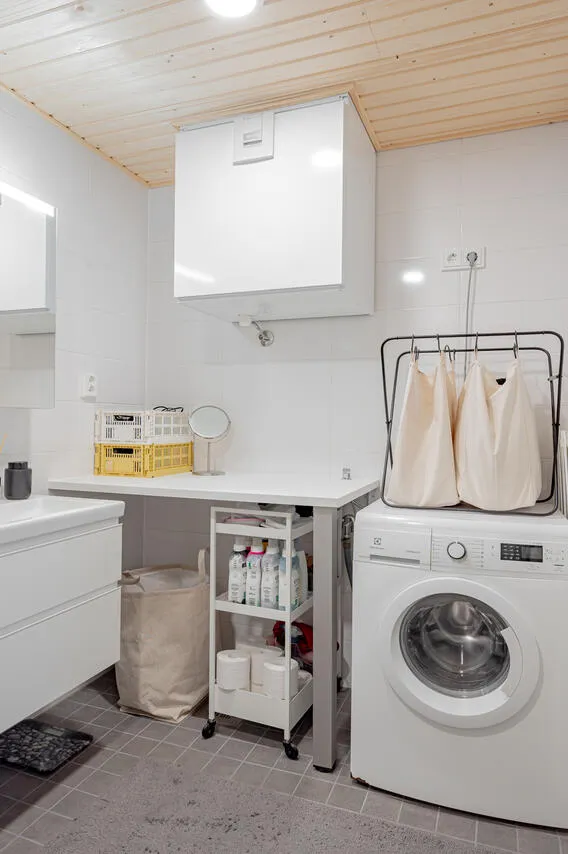 Utility Room - 3-Bedroom Apartment with Balcony in Helsinki
