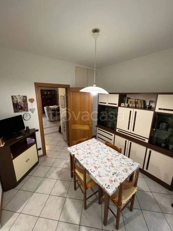 Dining Room - Rear-Facing Apartment with Balconies in Perugia