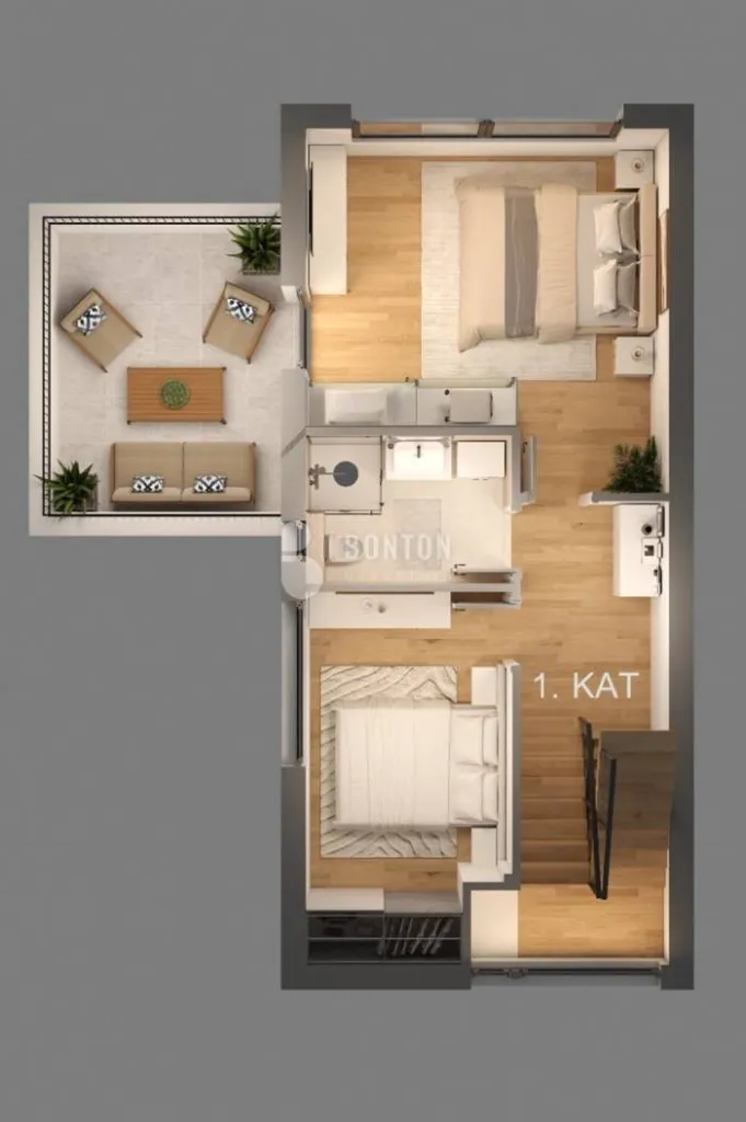 Plan - Villa with Pool in Rtina, Ražanac