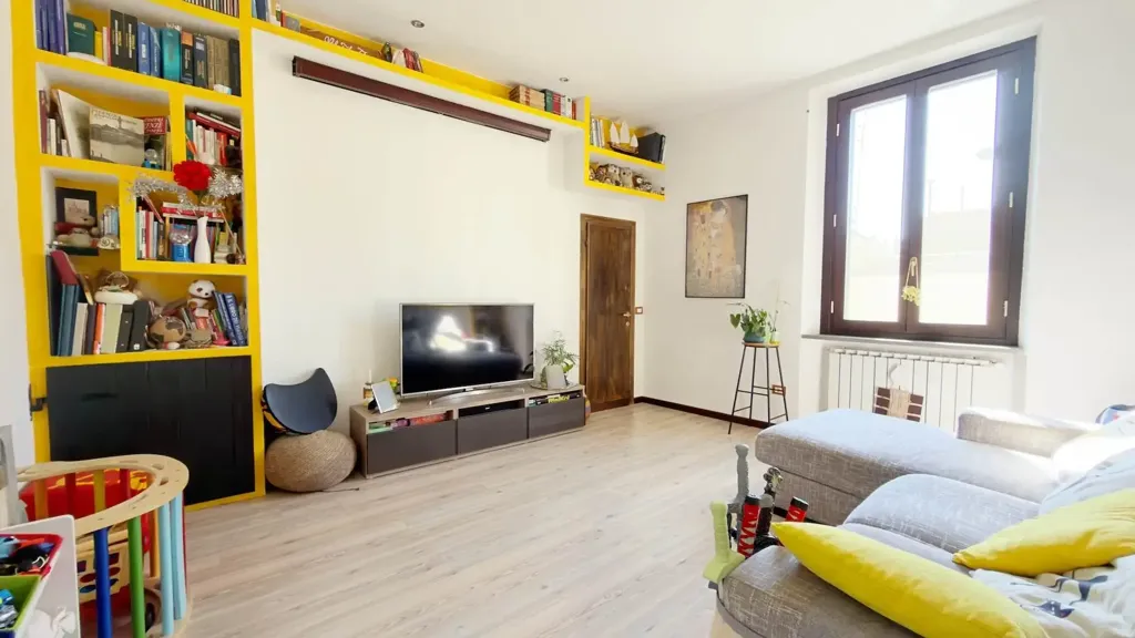 Séjour - Rustic-Style Flat with Balcony in Florence