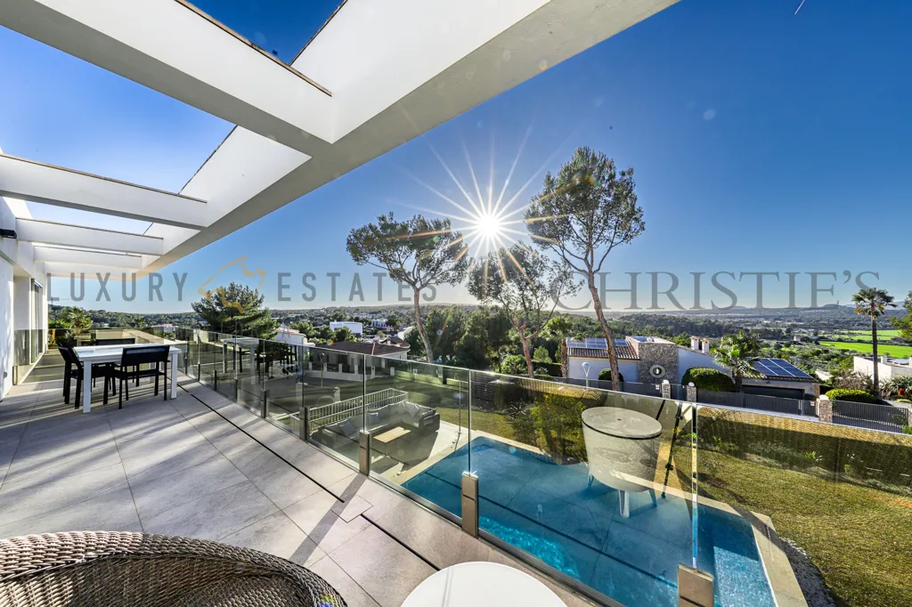 Terrasse - Modern Villa with Sea Views in Cala Vinyas
