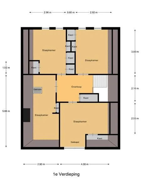 Planimetria - Characterful Detached House with Garden in Buitenpost