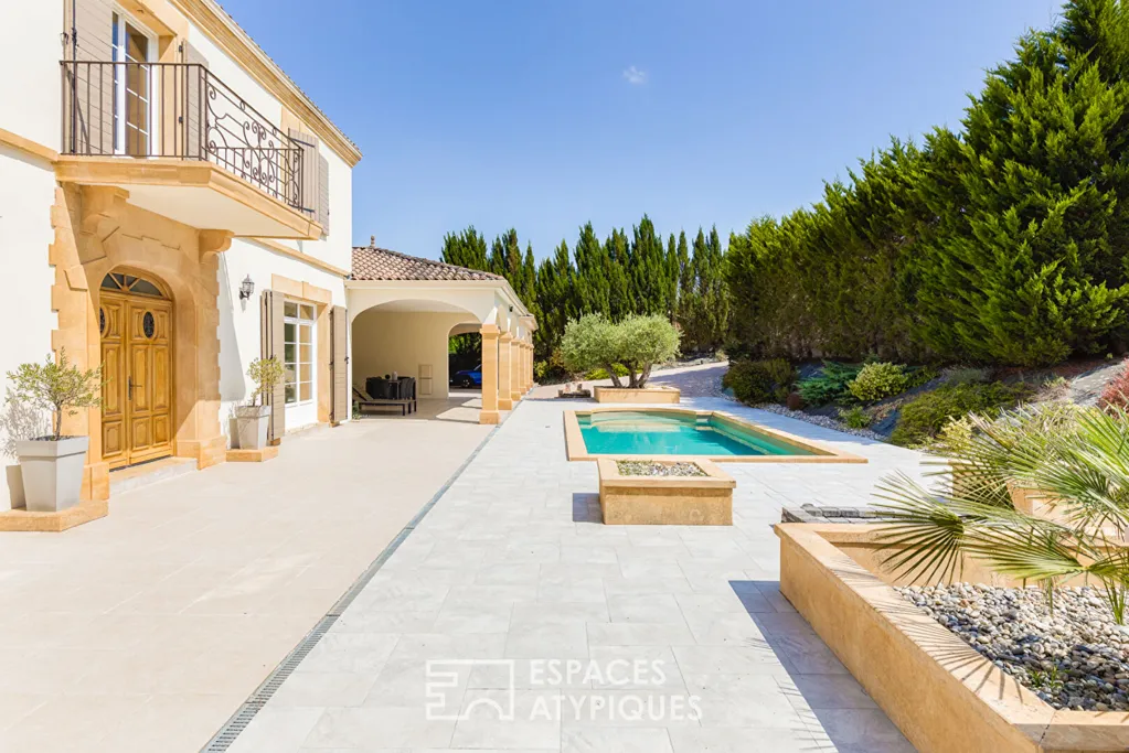 Pool - Architectural Villa with Pool near Toulouse
