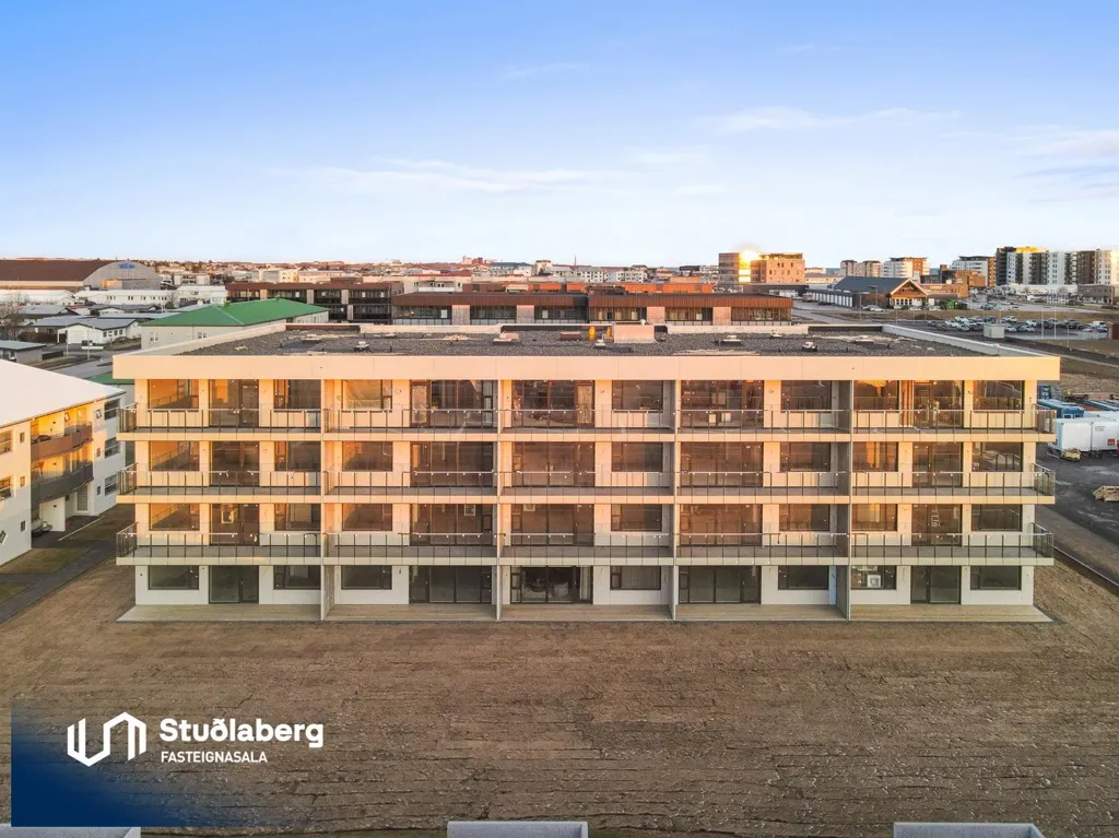 Aerial - New 3-Bedroom Apartment with Elevator in Reykjanesbær