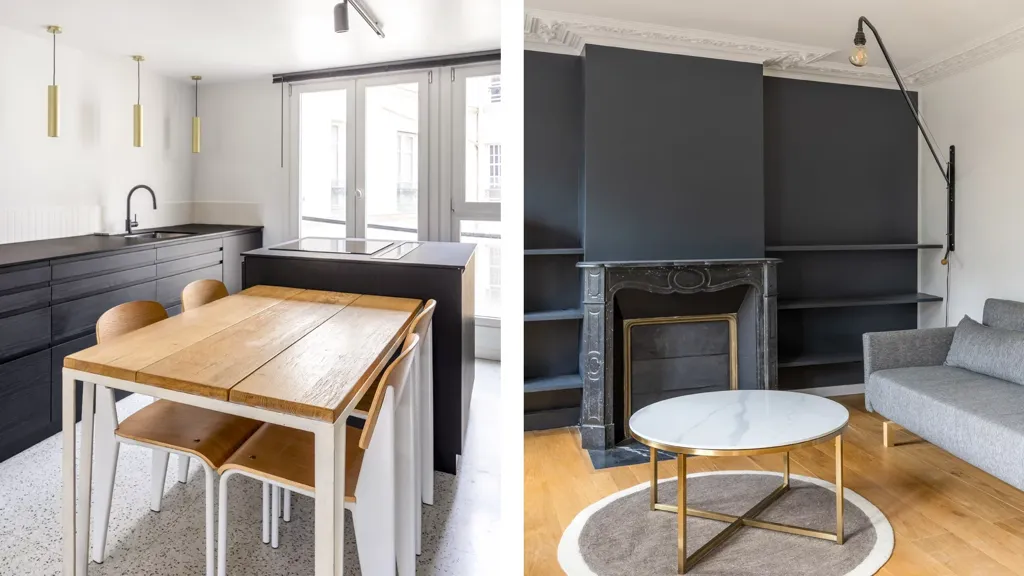 Soggiorno - Luxury Duplex with Balcony in Paris 9th