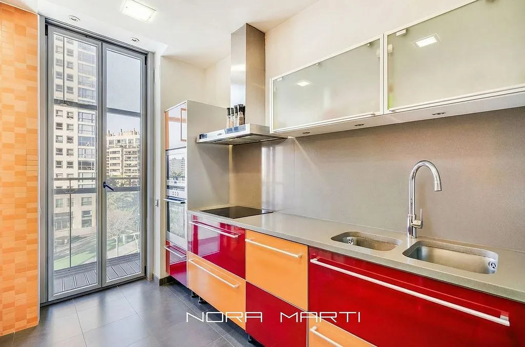 Köök - Luxury Flat with Sea View in Diagonal Mar, Barcelona