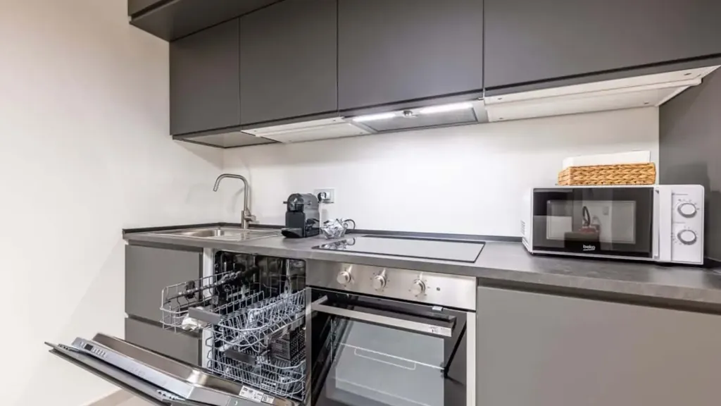 Köök - 3-Bedroom Apartment with Hammam in Milan