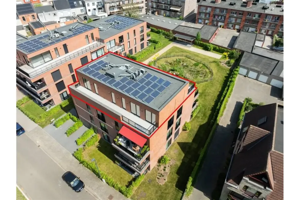 Õhuvaade - Penthouse with Terraced Garden in Koningshooikt