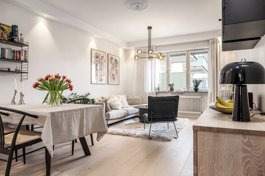 Salle à manger - Renovated Apartment with Balcony in Norrköping