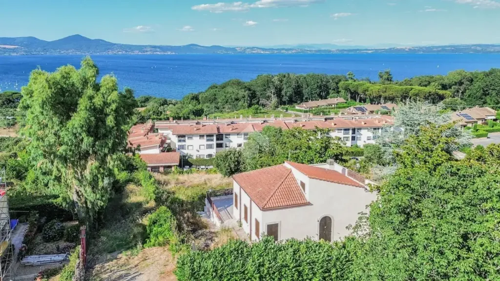 Aerial - Villa with Lake View in Bracciano
