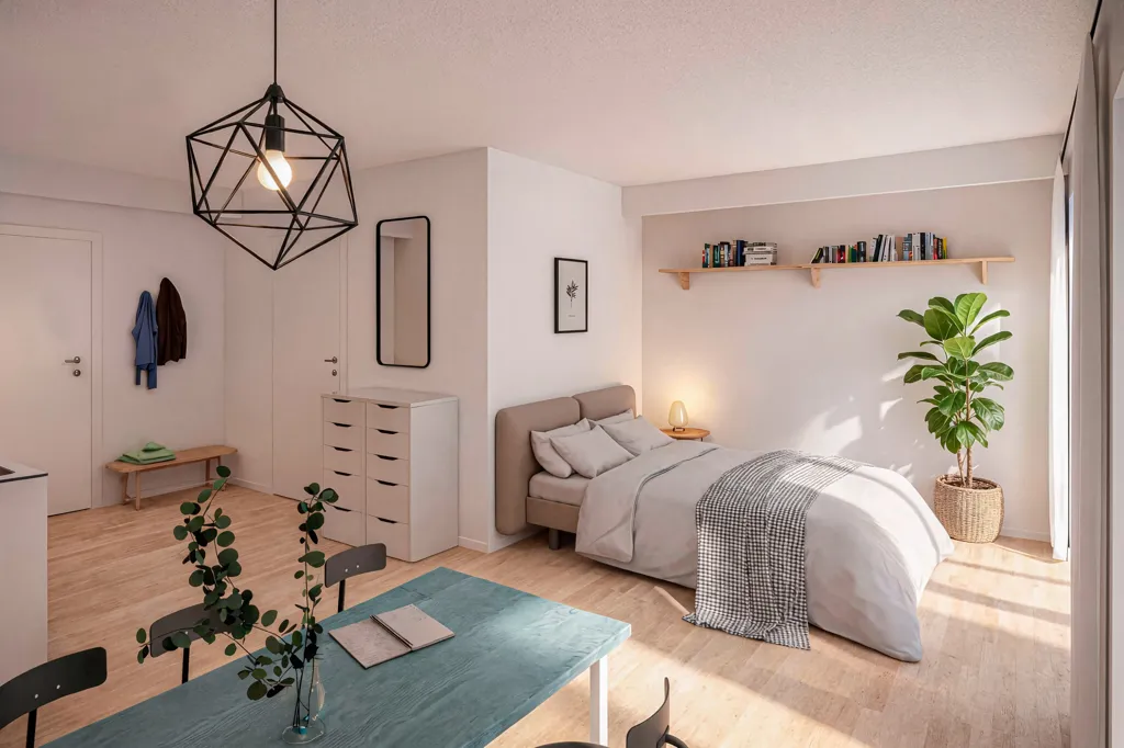 Camere da letto - Apartment with Canal View in Copenhagen SV