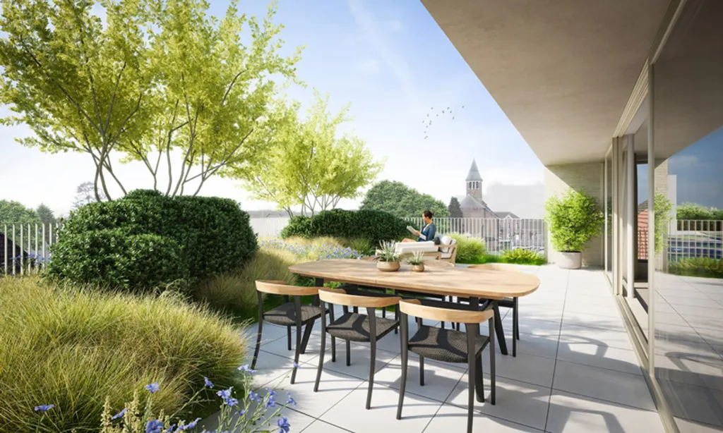 Terrasse - Villa d'Astene avec Appartements Élégants et Jardin