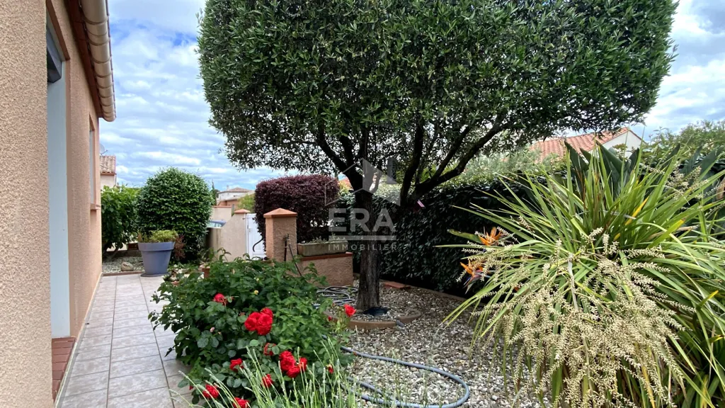 Jardin - Maison Plain Pied avec Piscine au Boulou