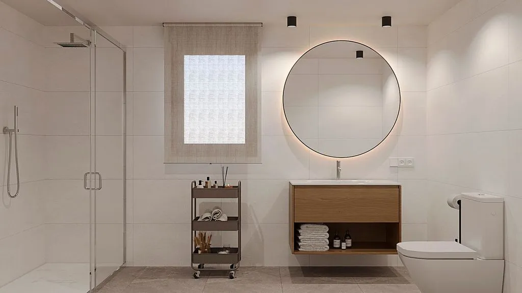 Bathrooms - Chalet with Pool and Terrace in Las Rozas