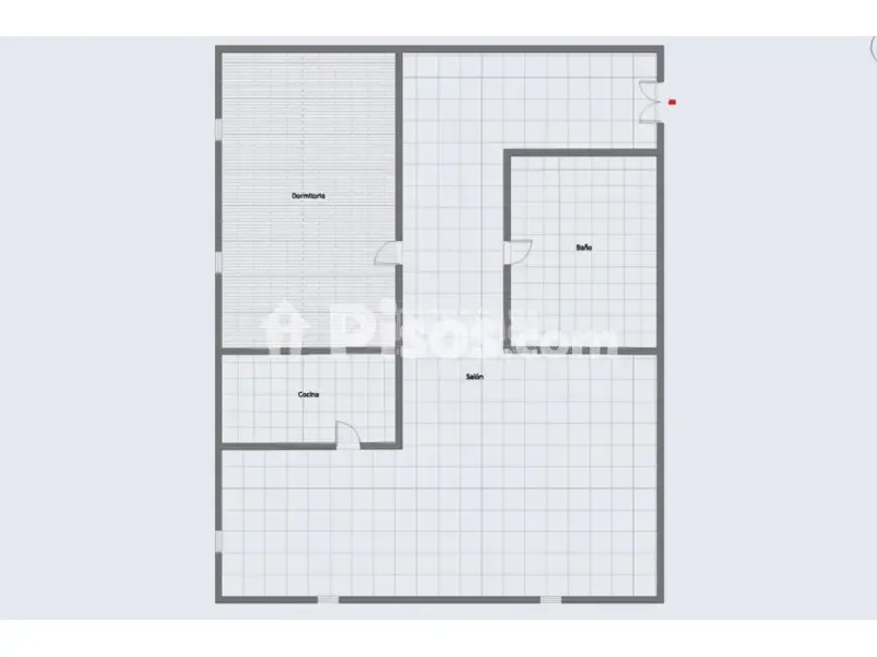 Plaan - Studio Flat with Balconies in El Pedroso