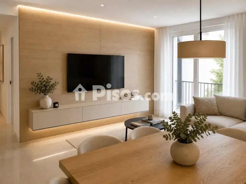 Séjour - Fully Renovated Flat with Balconies in Castelldefels Centre