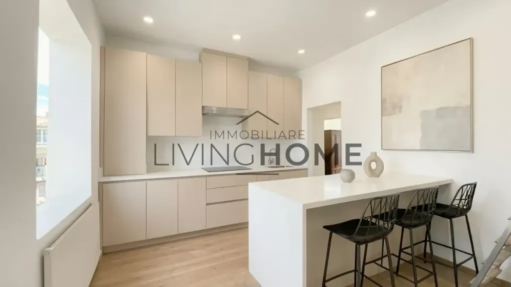 Cuisine - Rearranged Apartment with Terrace in Rimini
